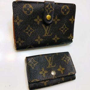 GENUINE SET LOUIS VUITTON French Purse Wallet